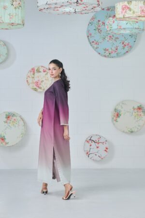 Cranberry Fade Kaftan
