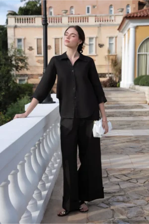 Black Linen Set - Rtd