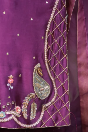 3-Piece Premium Sheesha Silk Suit