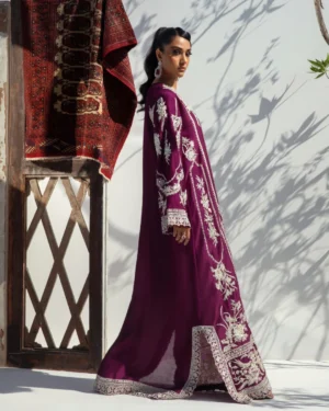 Purple Gara Kaftan - Rtd