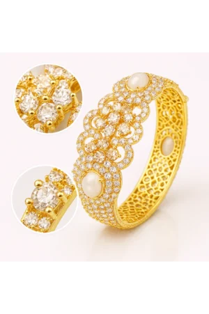 Pearl Blossom Bangle – JBB1023BG