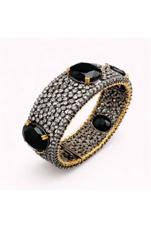 Onyx Grandeur Cuff - JBB1022BG