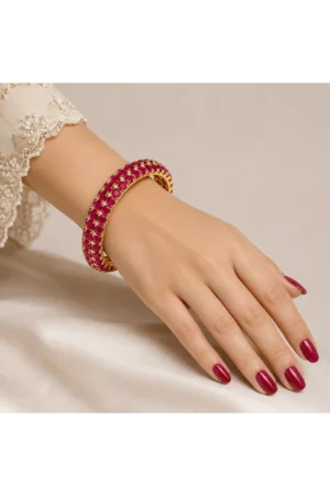 Ruby Royale Bangles - JBB1024BG