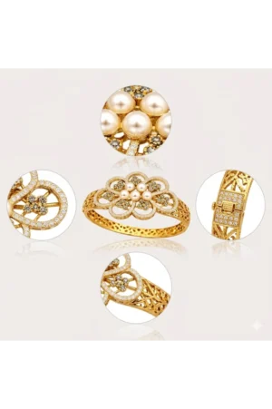 Pearl Bloom Bangle – JBB1017BG