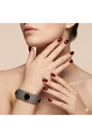 Onyx Grandeur Cuff - JBB1022BG