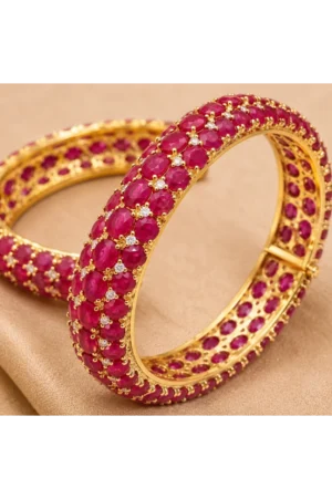 Ruby Royale Bangles - JBB1024BG