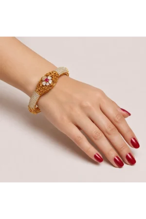 Ruby Floral Bangles – JBB1019BG
