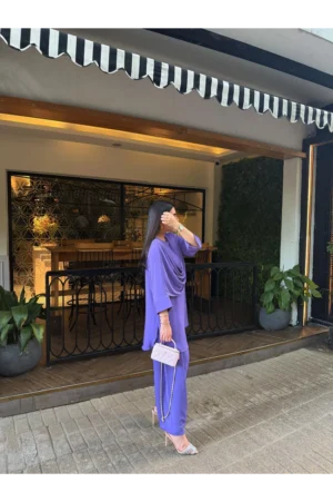 Peri purple drape