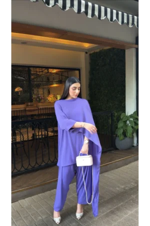 Peri purple drape