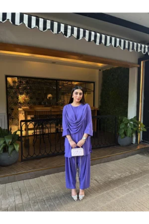 Peri purple drape