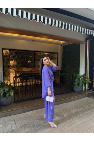 Peri purple drape