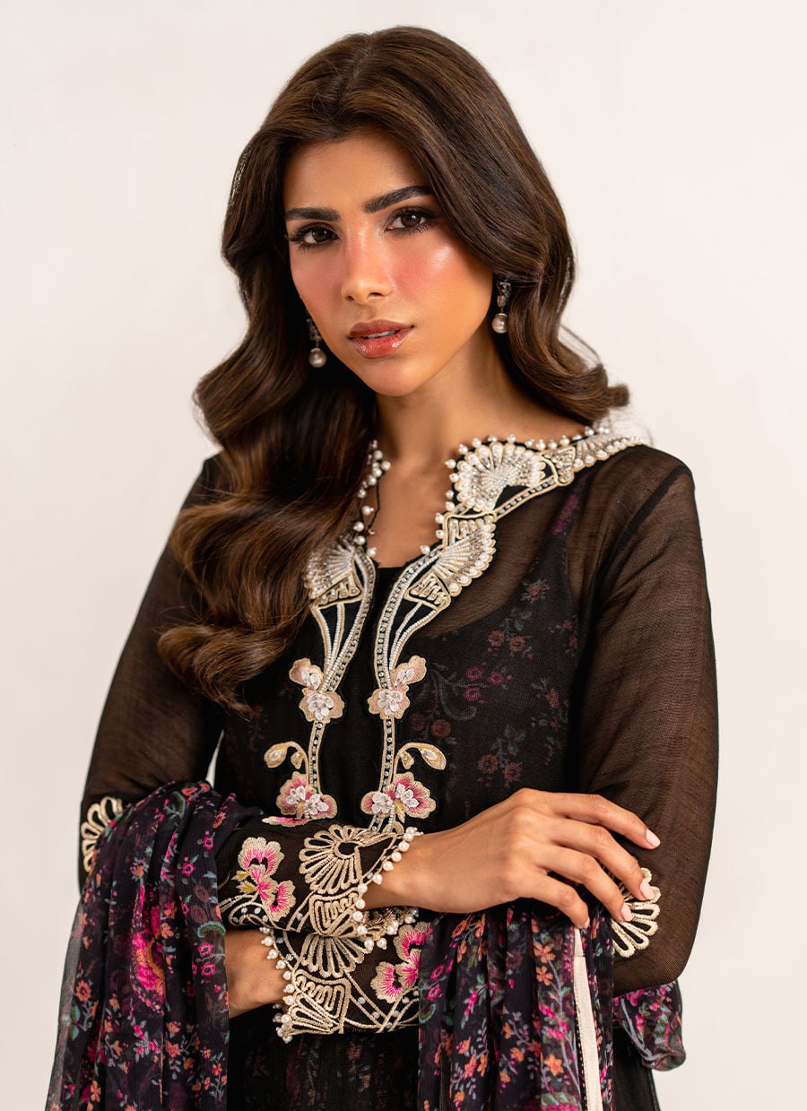 Noiréa Shirt, Inner And Dupatta Set - Image 4