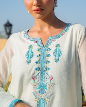 ADELE SHIRT WITH PANTS & DUPATTA AA-00316