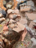 Anaya gold pearl Clutches - Treasure World