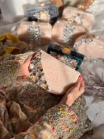 Anaya gold pearl Clutches - Treasure World