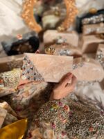 Anaya gold pearl Clutches - Treasure World