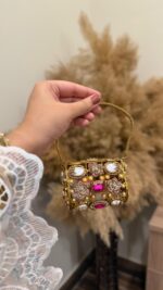 Antique Jewel pop mini clutch - Treasure World
