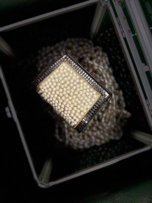 antique pearls gem clutches - Treasure World