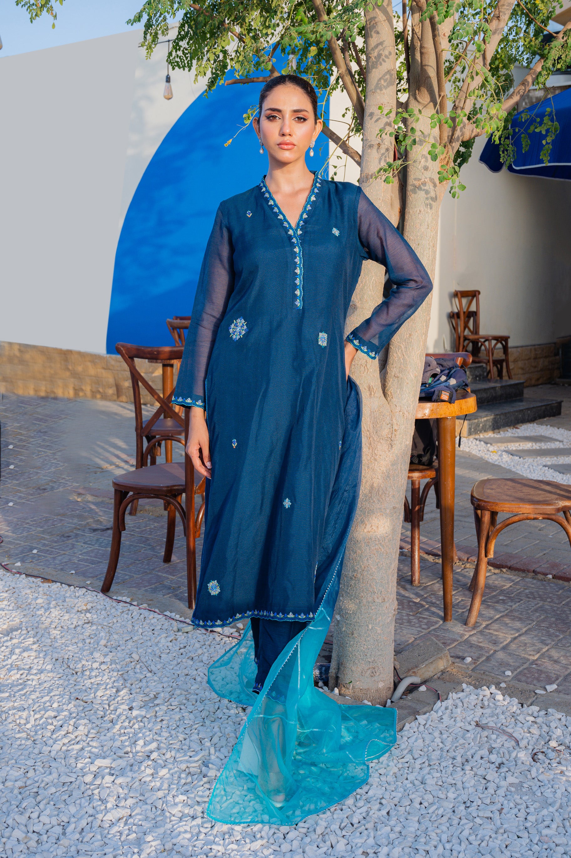 AYLA SHIRT & PANTS WITH DUPATTA AA-0141