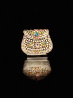 Bloom Baby silver Mini Clutch - Treasure World