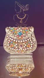 Bloom Baby silver Mini Clutch - Treasure World