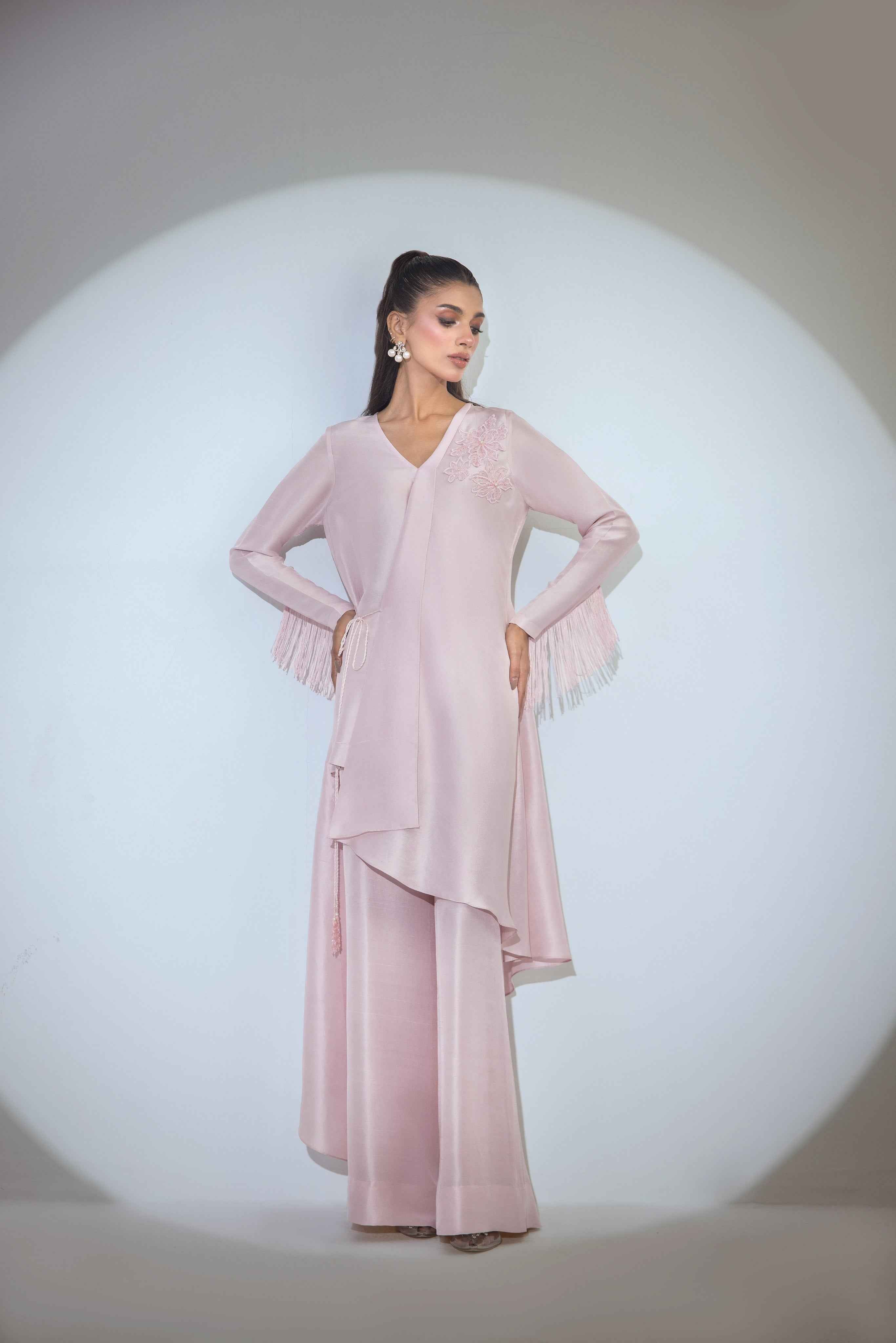 Blush Pink silk - Image 3