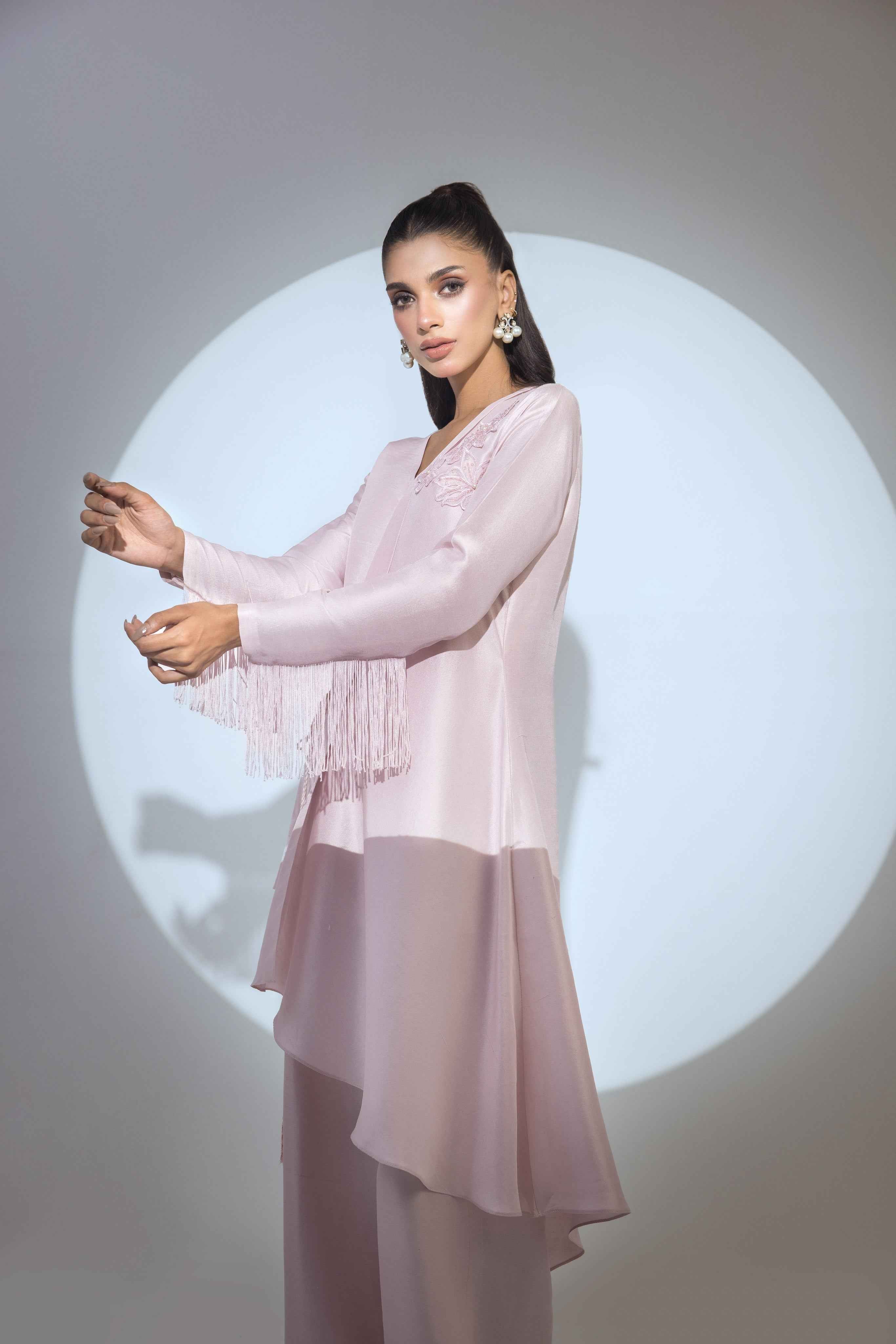 Blush Pink silk - Image 4