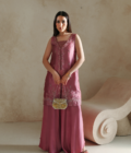Candy Pink Sheesha Silk Two Piece