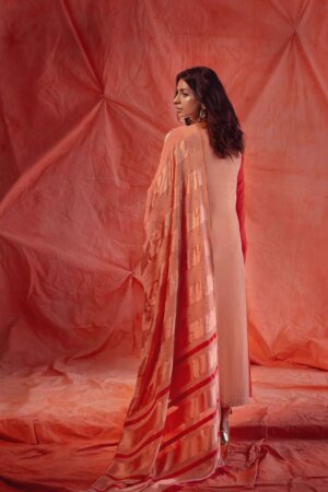 Coral Charm Rawsilk