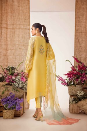 Daffodil Yellow Raw Silk