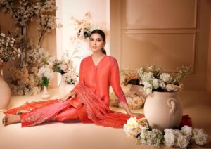 Deep Salmon Rawsilk