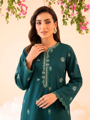 DEEP TEAL CHARM | 2PC STITCHED