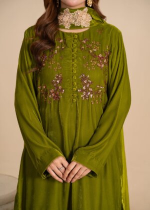 Evening Olive Dress
