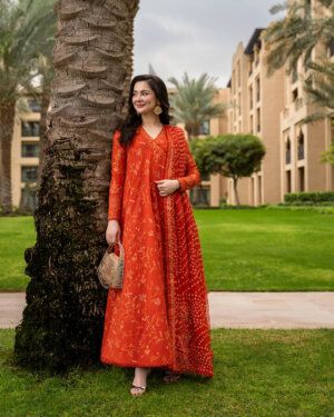 Faiza Saqlain Denisa Embroidered Lawn Suit with Chiffon Dupatta