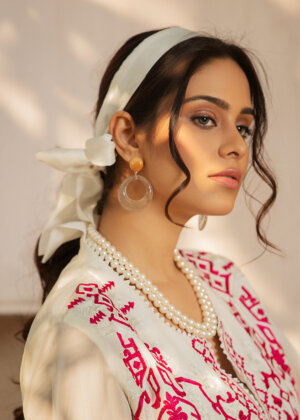 Florentina - Embroidered White Suit