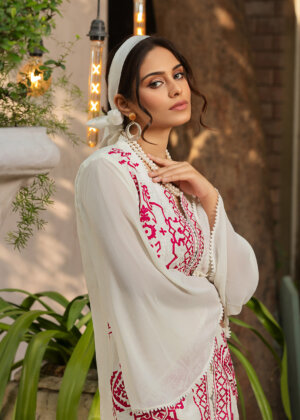 Florentina - Embroidered White Suit