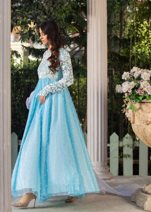 Hyacinth - Sky Blue Maxi Dress