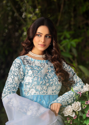 Hyacinth - Sky Blue Maxi Dress