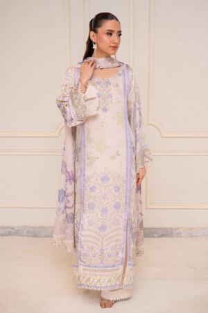 Ivory Meadow - Shirt and Dupatta