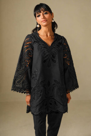Ivory Rose In Black
