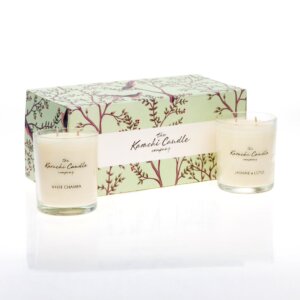 Jasmine & Lotus, White Champa Medium Duo