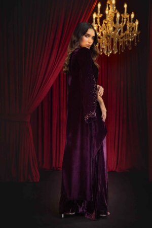 Midnight Plum Velvet