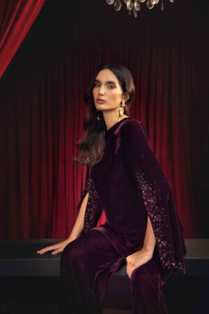 Midnight Plum Velvet