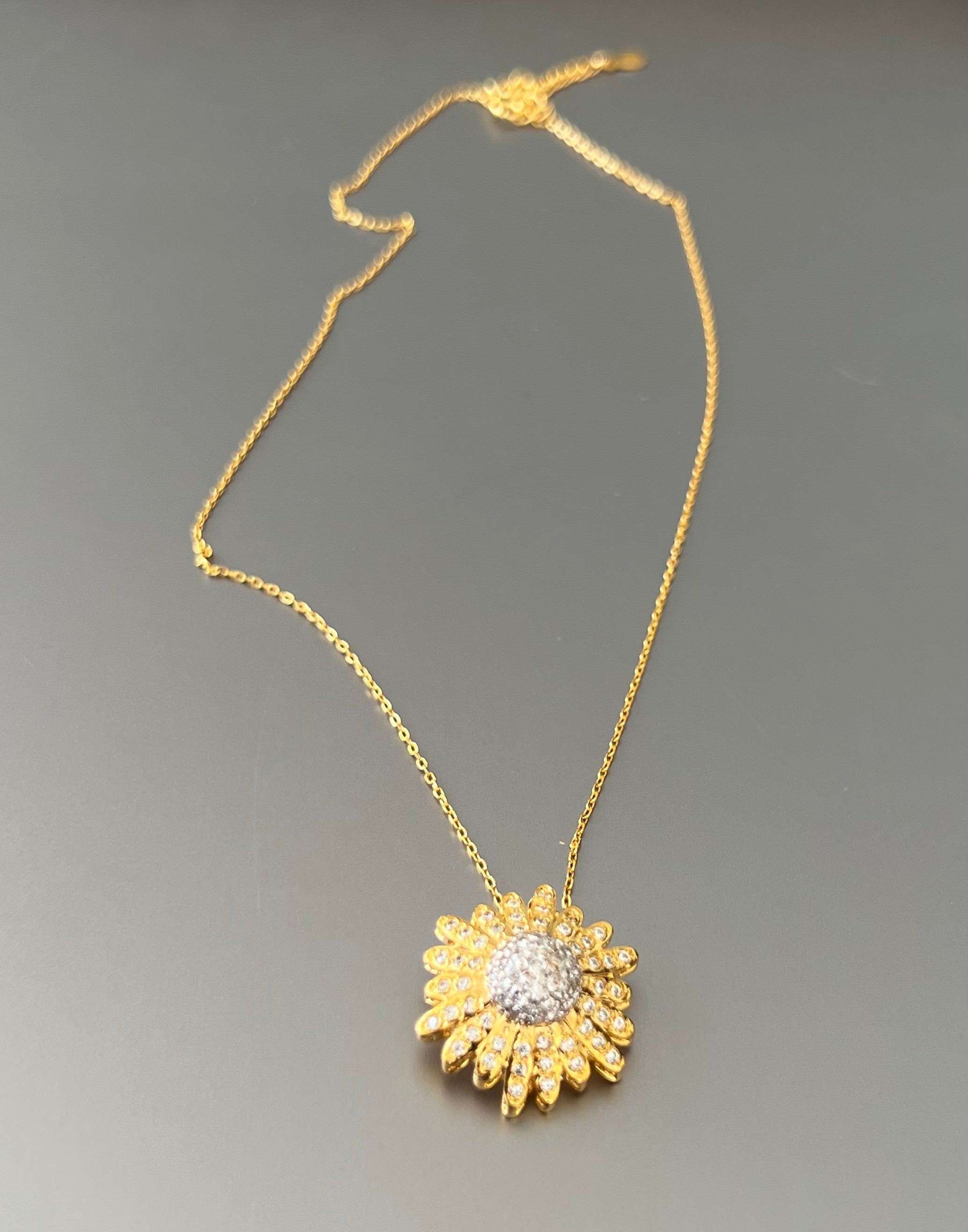 mini Sunflower necklace