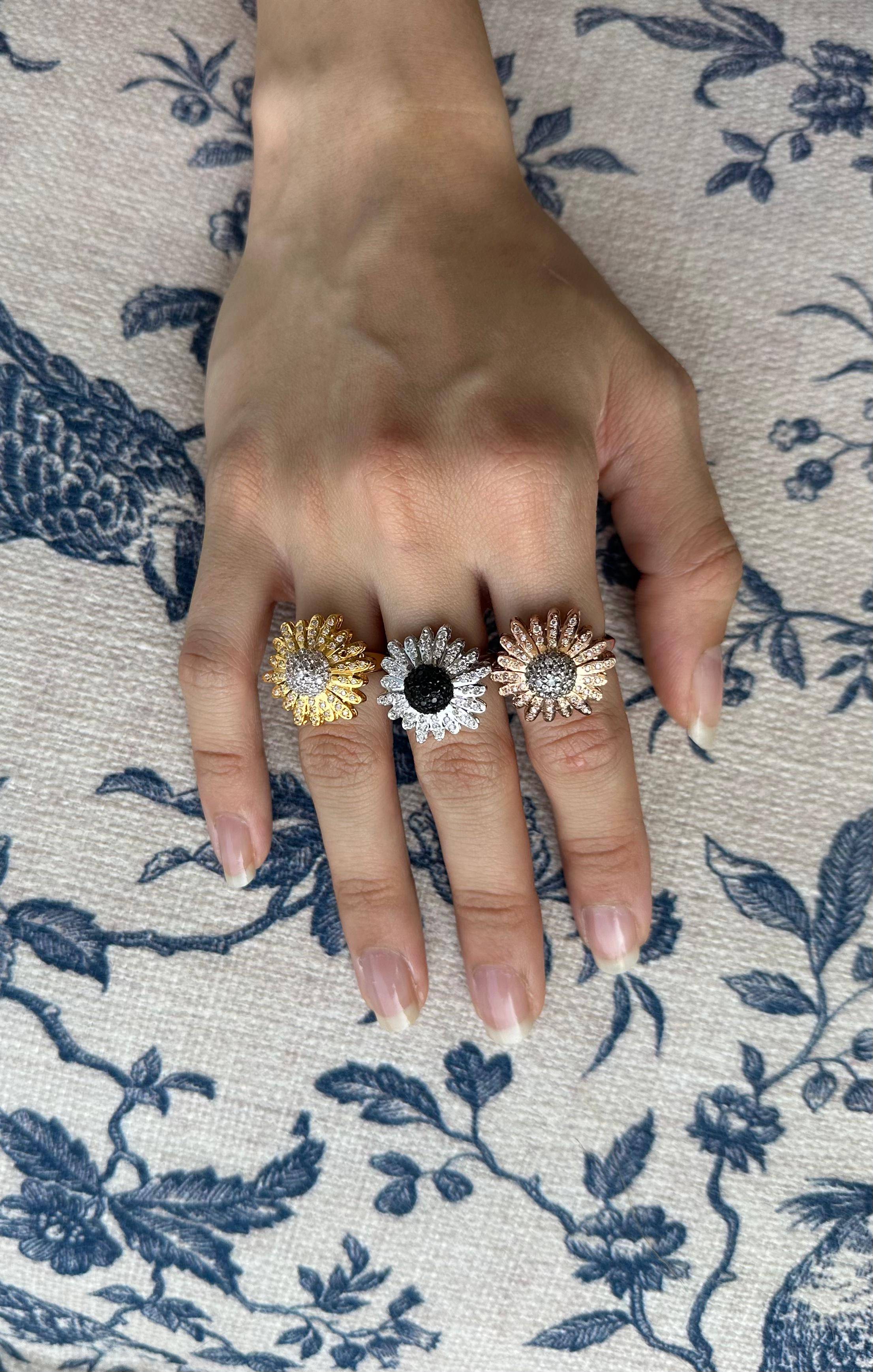 mini Sunflower ring - Image 2