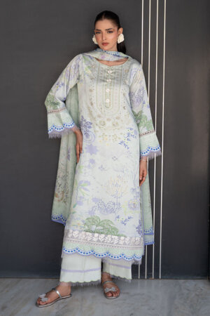 Mint Riverie - Shirt and Dupatta