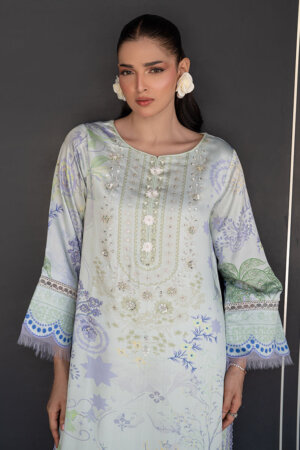 Mint Riverie - Shirt and Dupatta