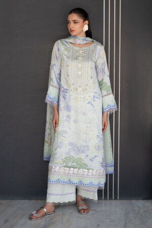 Mint Riverie - Shirt and Dupatta