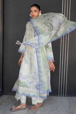 Mint Riverie - Shirt and Dupatta
