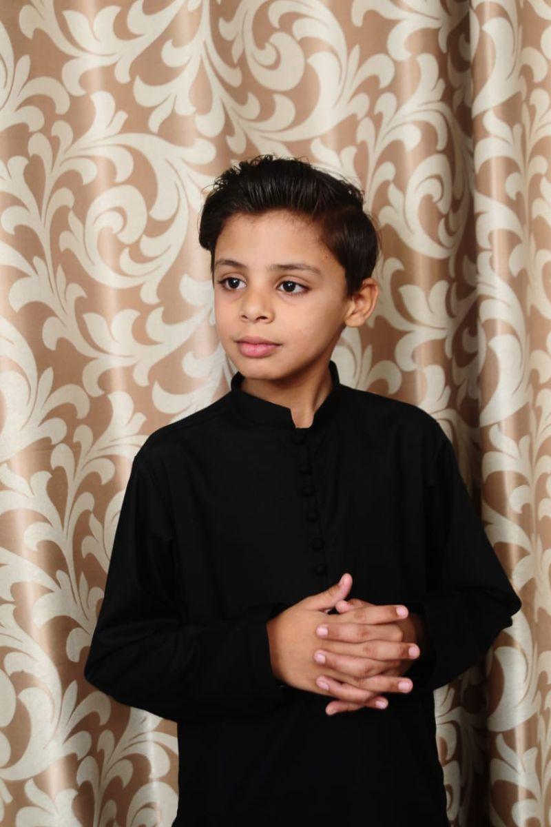 Mom4Little - Black Kameez Shalwar set - Image 4